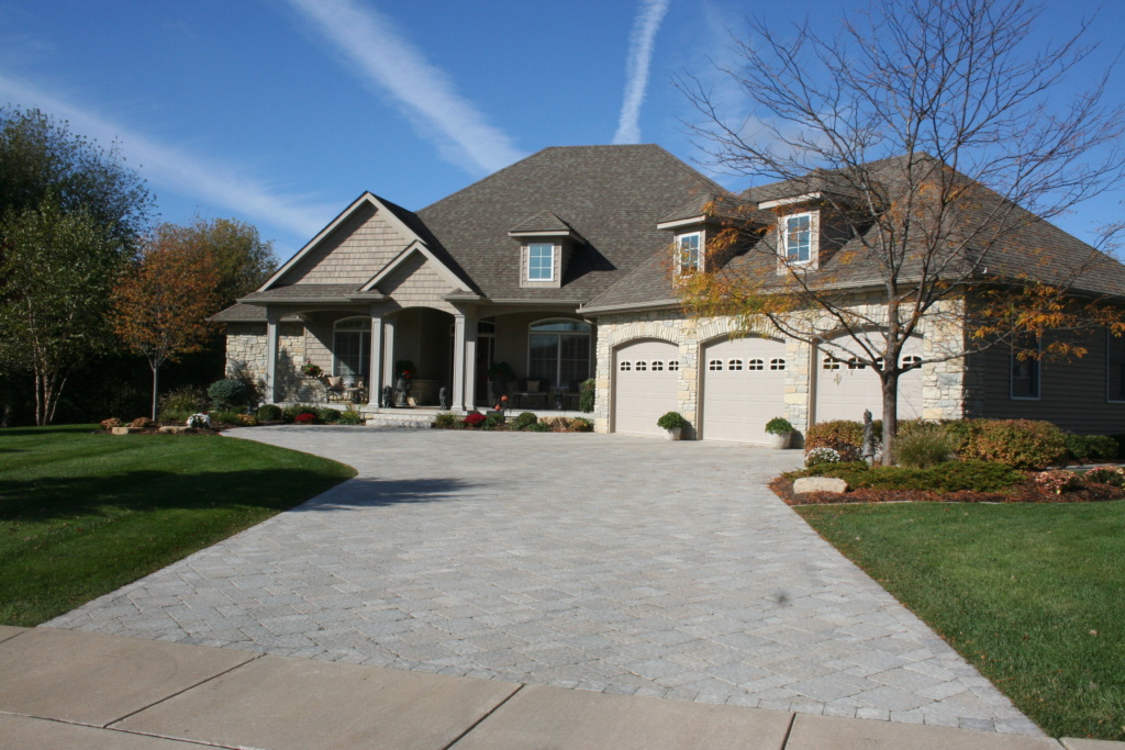 Exterior Home With Fall Landscape 